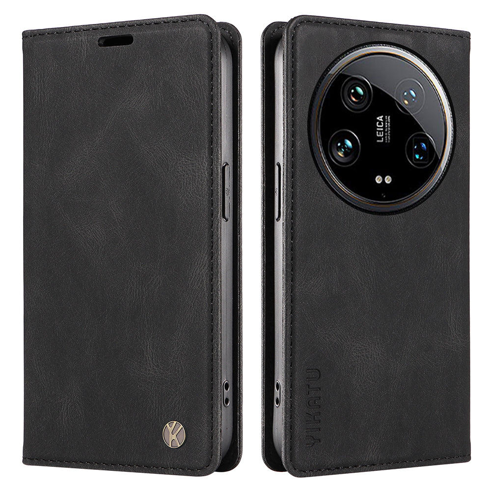 YIKATU YK-004 For Xiaomi 14 Ultra Wallet Phone Case Skin-Touch Leather Flip Cover YIKATU YK-004 For Xiaomi 14 Ultra Wallet Phone Case Skin-Touch Leather Flip Cover